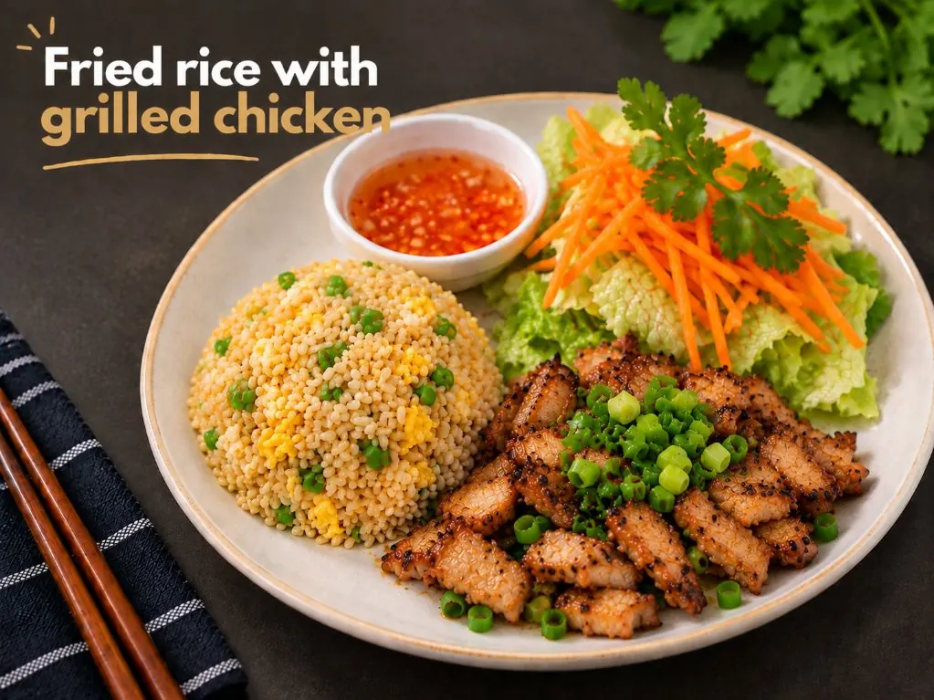 Fried Rice Grilled Chicken