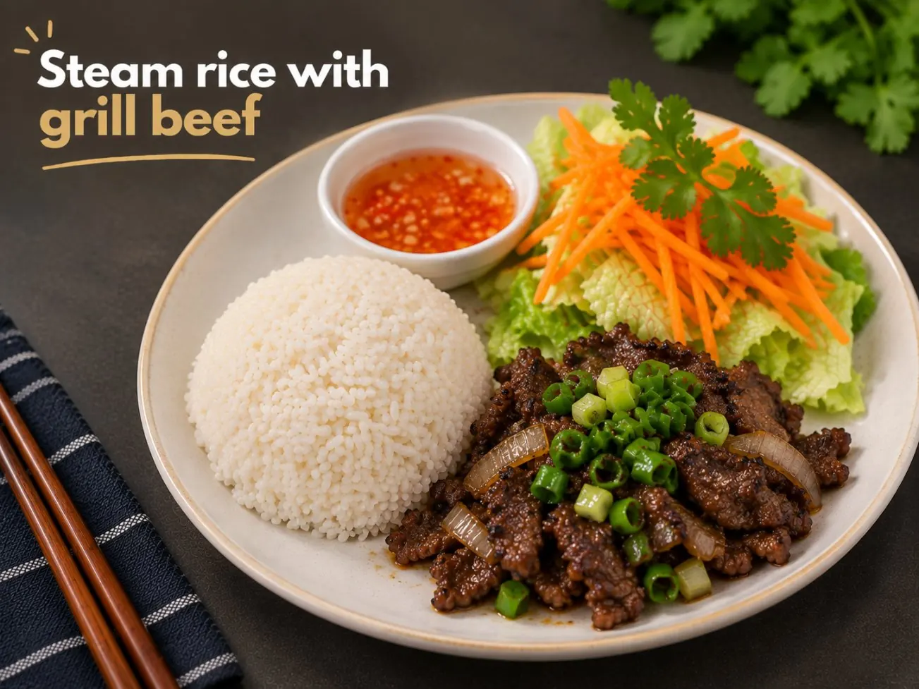 Rice Plate Grilled Beef