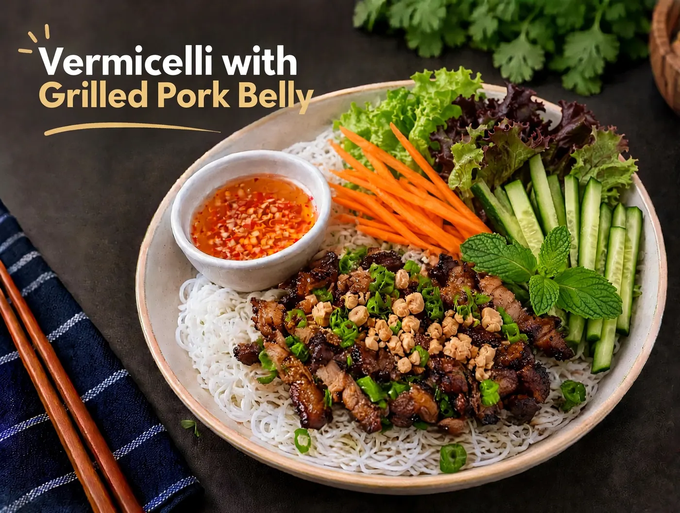 Vermicelli Grilled Pork Belly