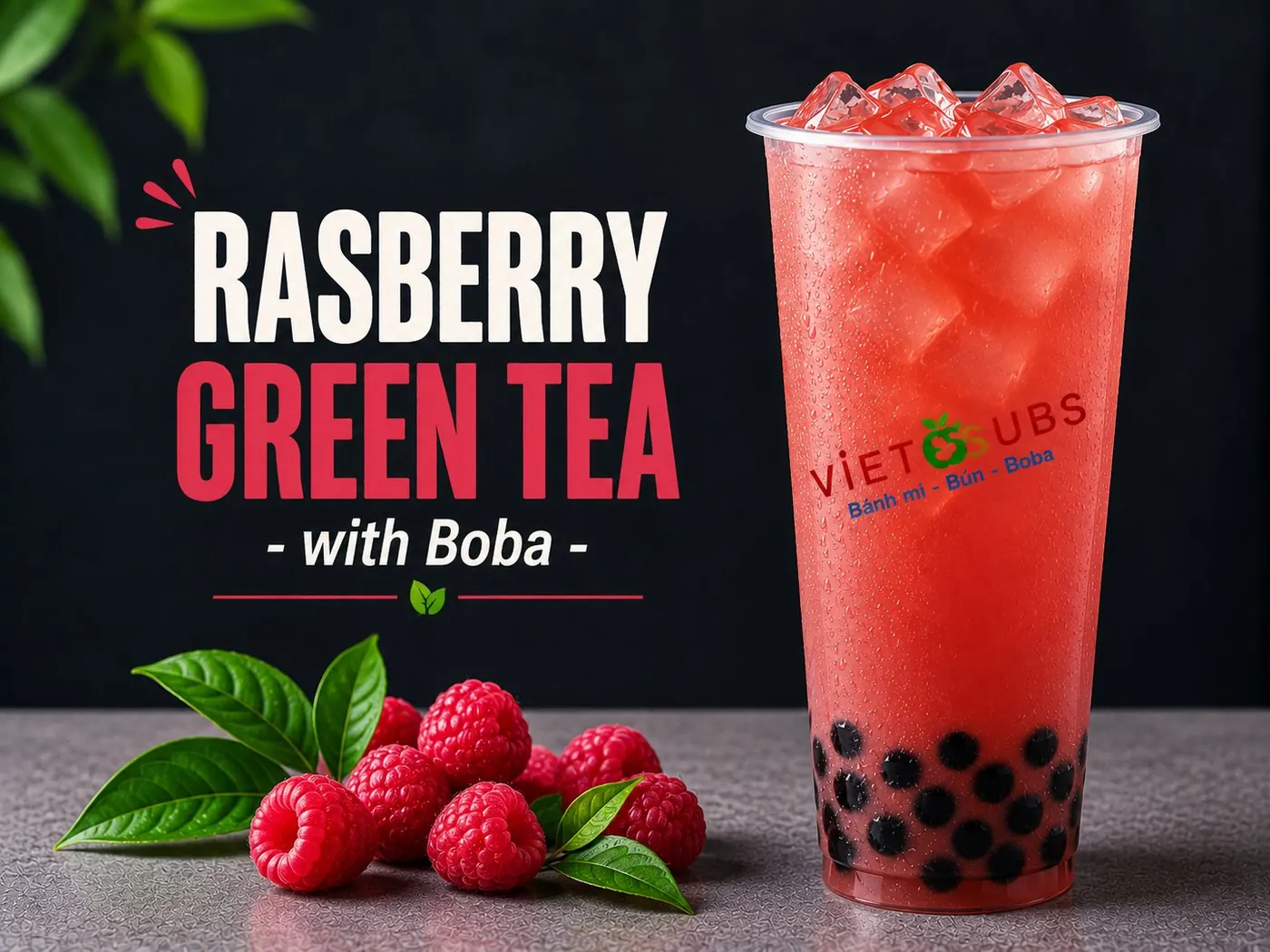 Raspberry Green Tea